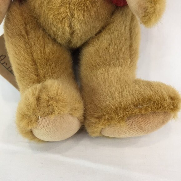 NWT Boyds Bear Arlo Plush Bear With Red Sweater 1364 Size 8" 1996 Pooh Looking - Picture 5 of 10